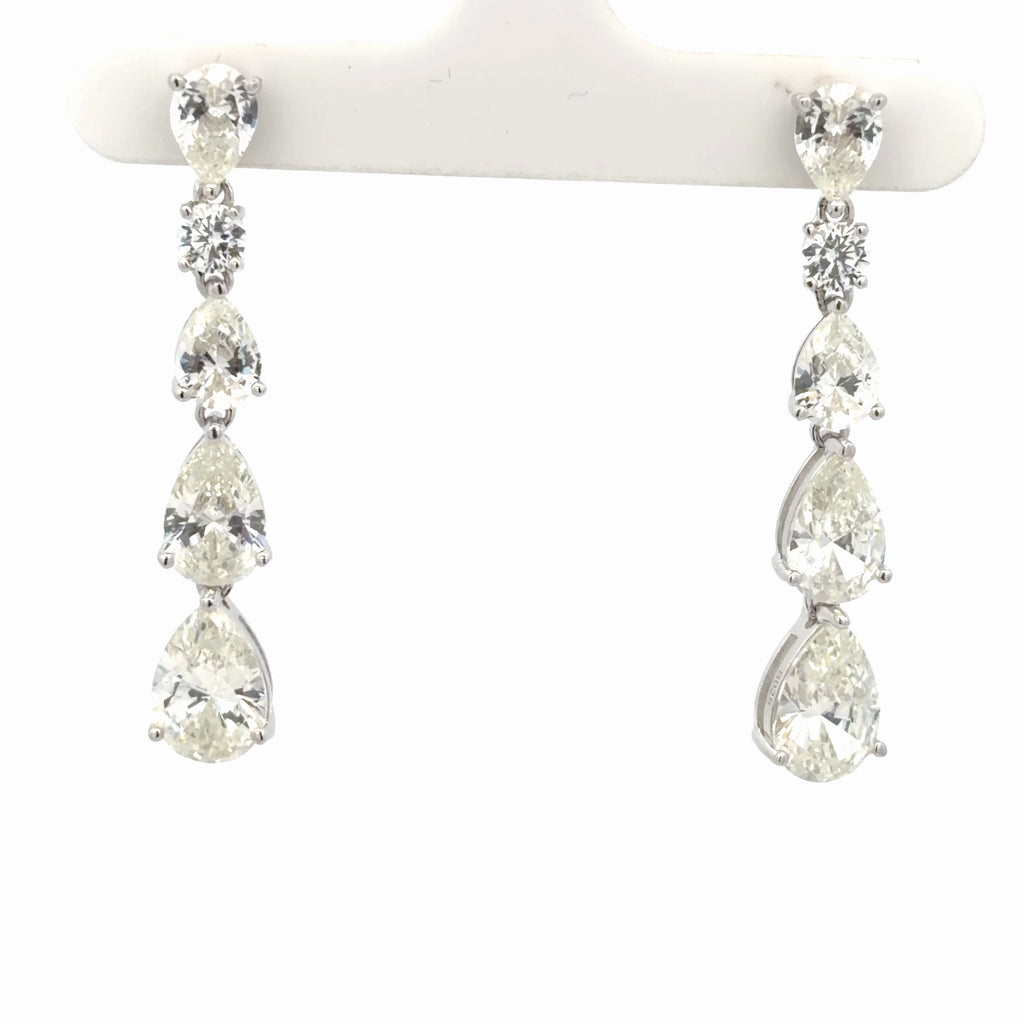 CRYSTAL CASCADE DROP EARRINGS