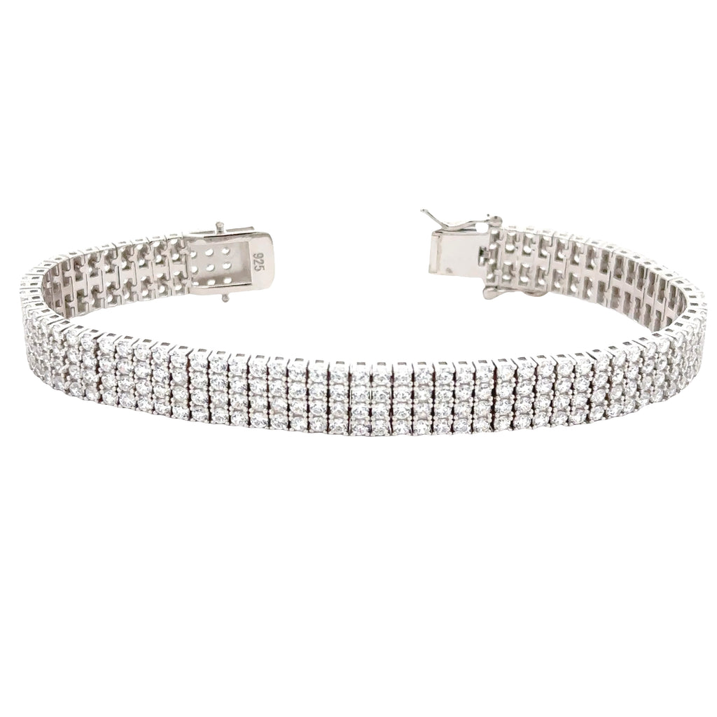 LUSTROUS WHITE TENNIS 925