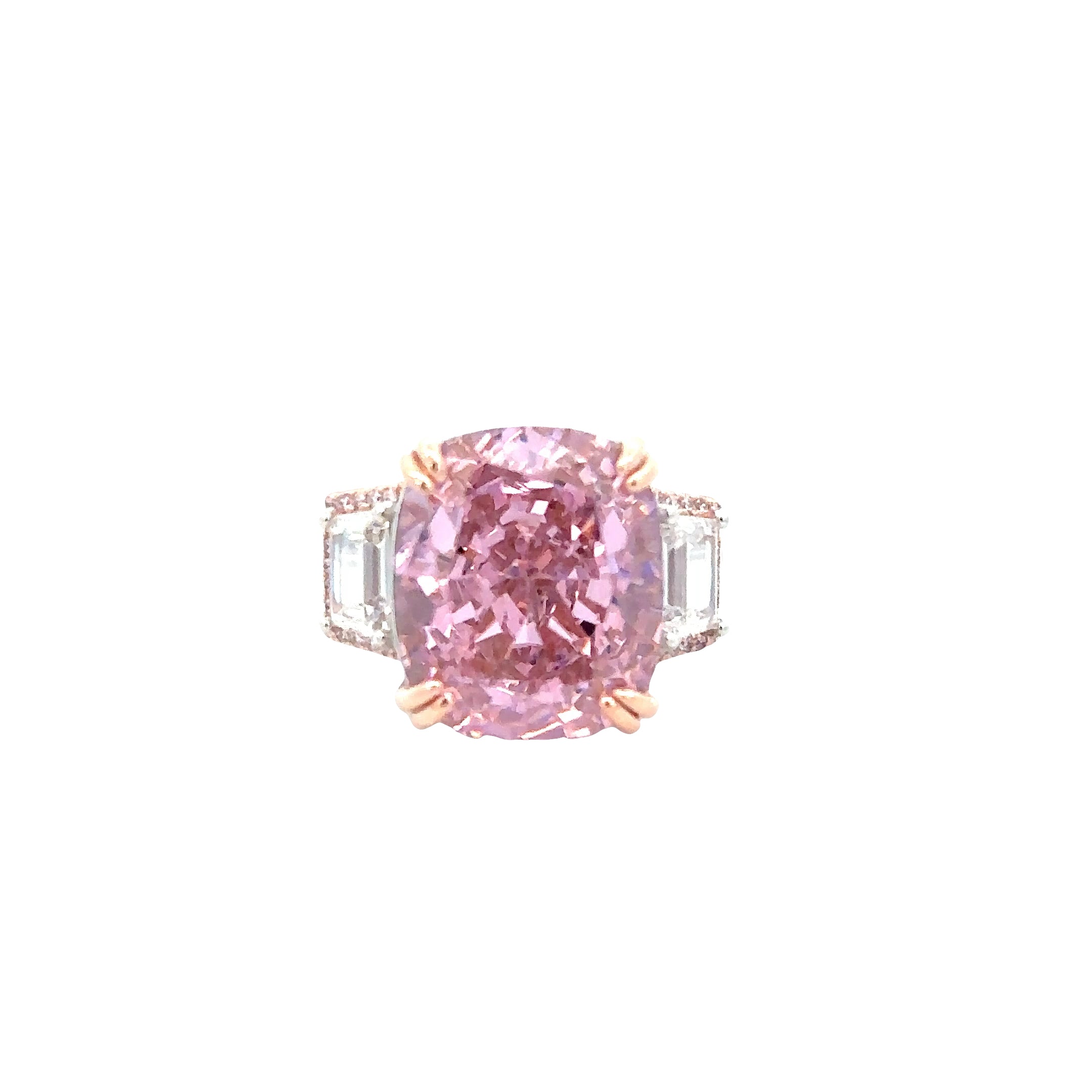FANCY INTENSE PINK RING
