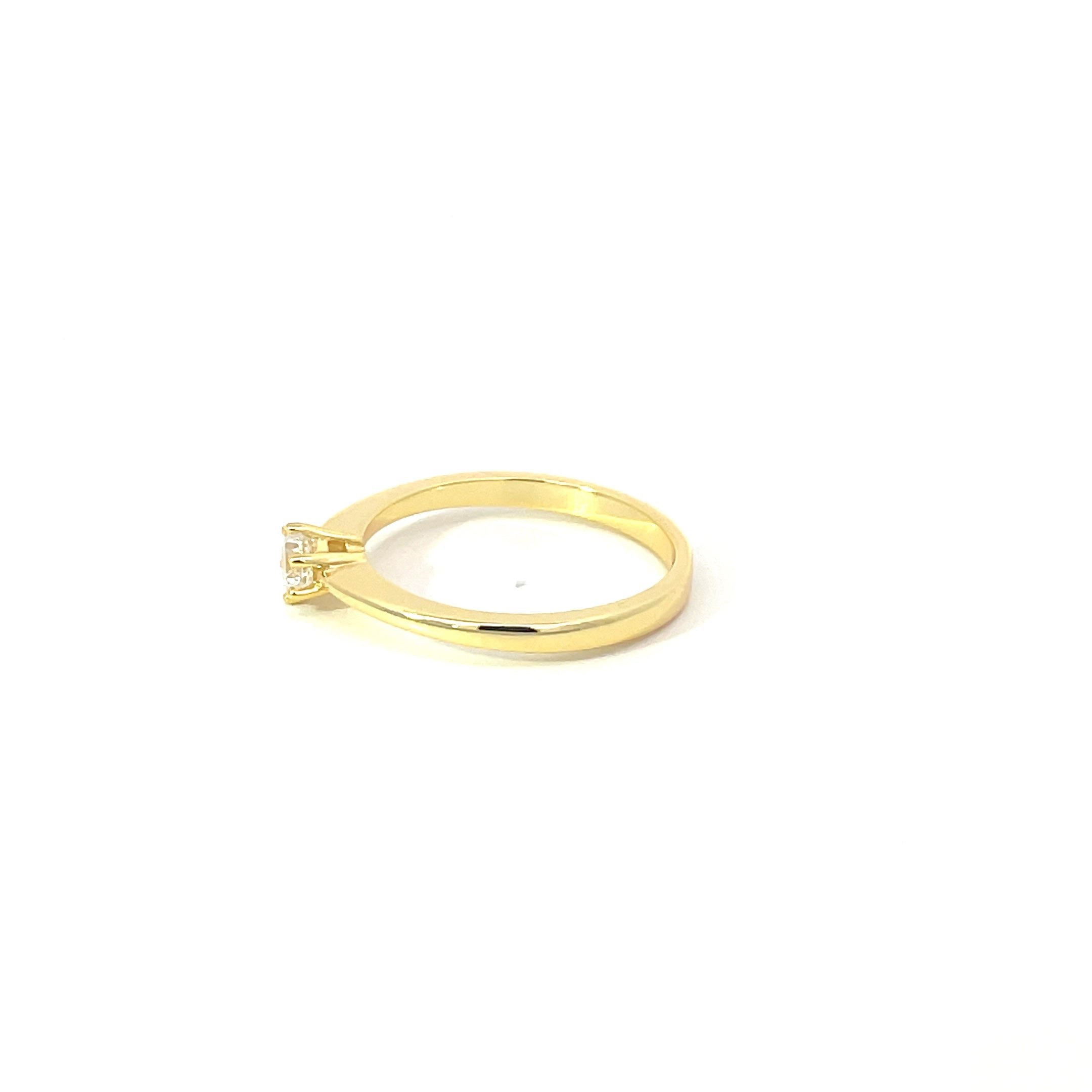 YELLOW 925 RING