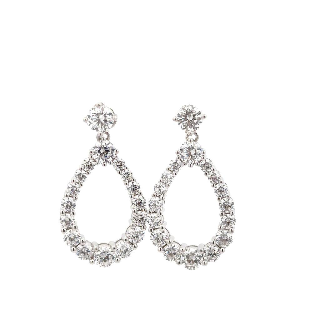 WHITE DROP EARRINGS 925