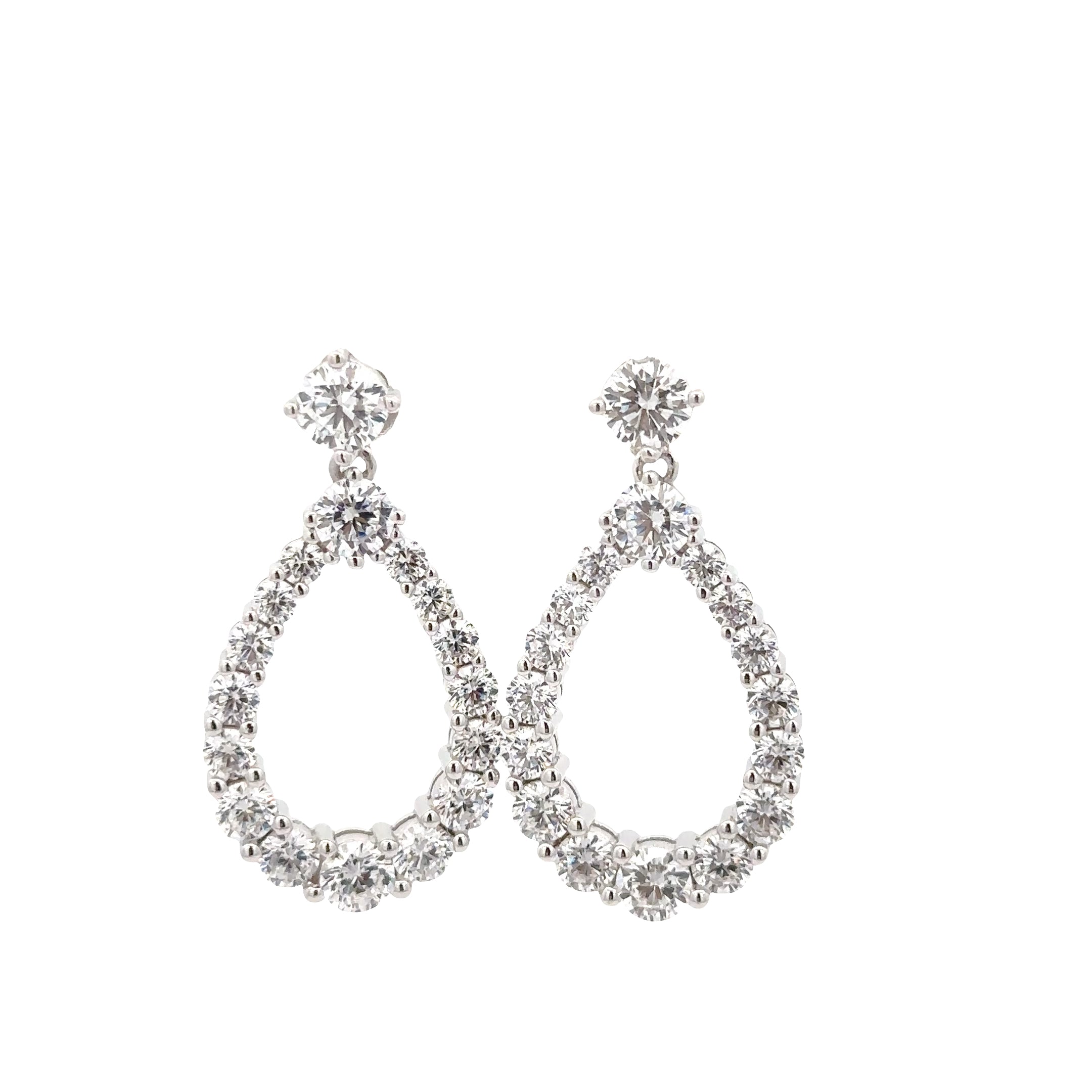 WHITE DROP EARRINGS 925