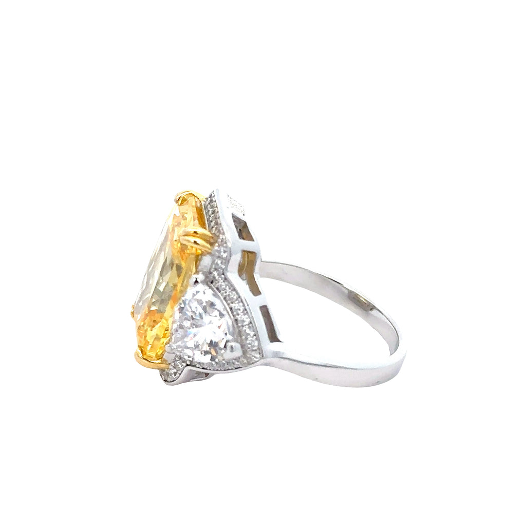 FANCY YELLOW RING 925