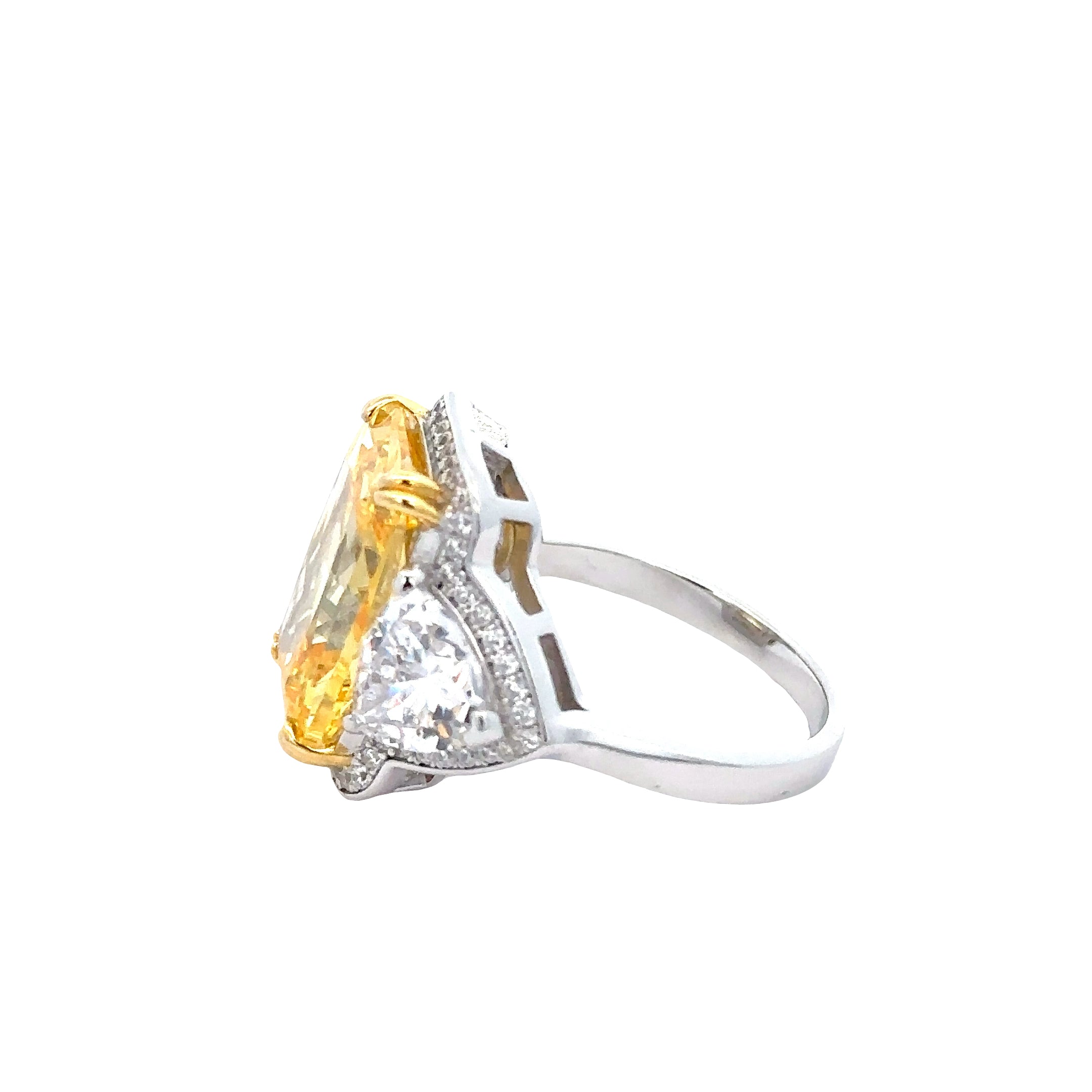 FANCY YELLOW RING 925