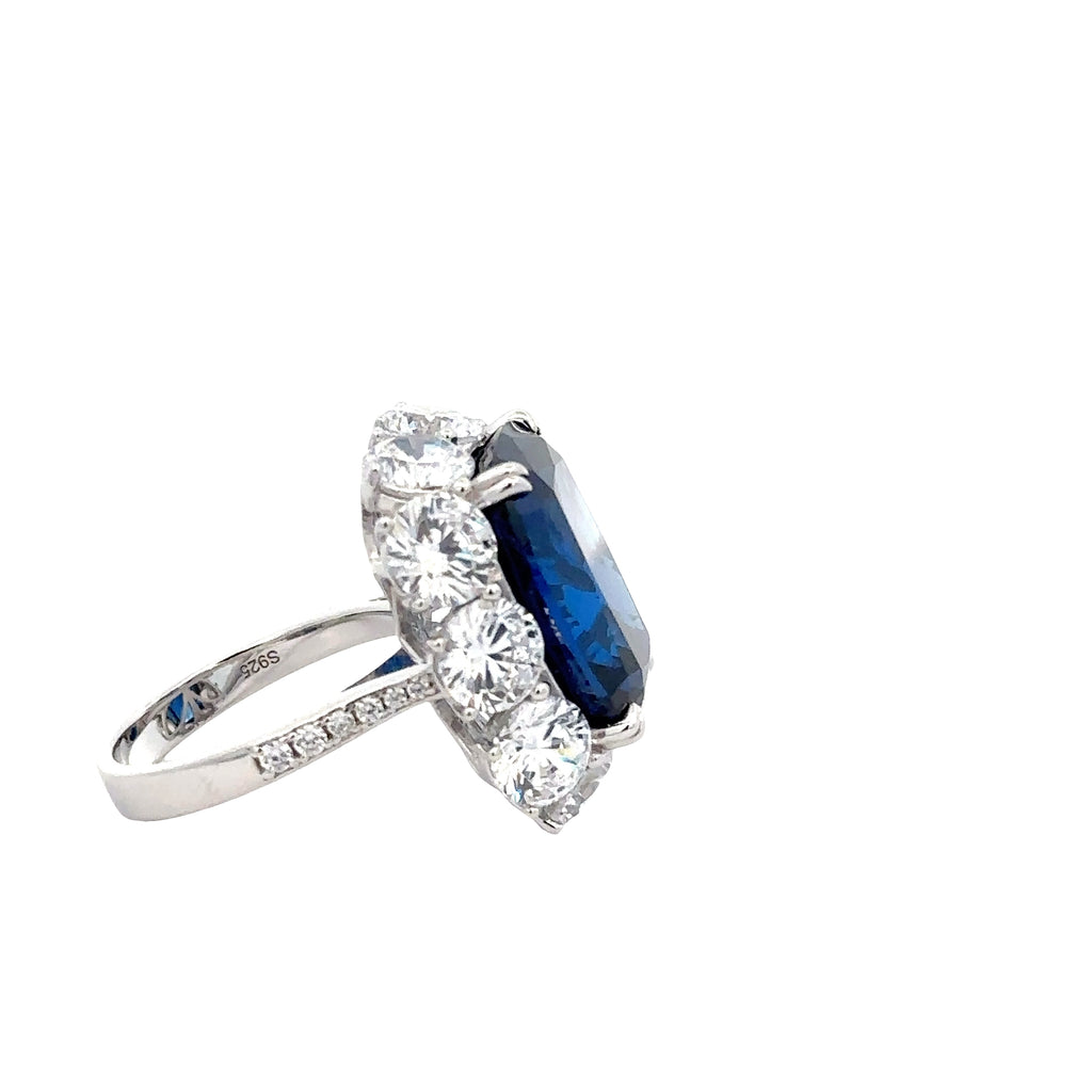 DEEP BLU SAPPHIRE RING 925