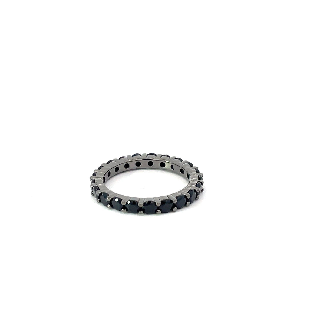 BLACK STONES 925 RING