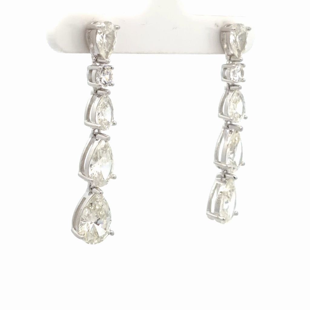 CRYSTAL CASCADE DROP EARRINGS