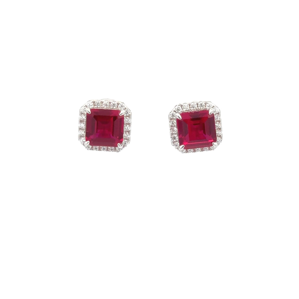 RUBY EARRINGS 925