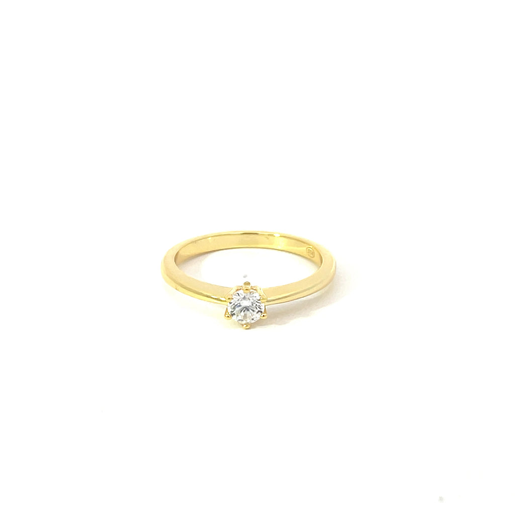 YELLOW 925 RING