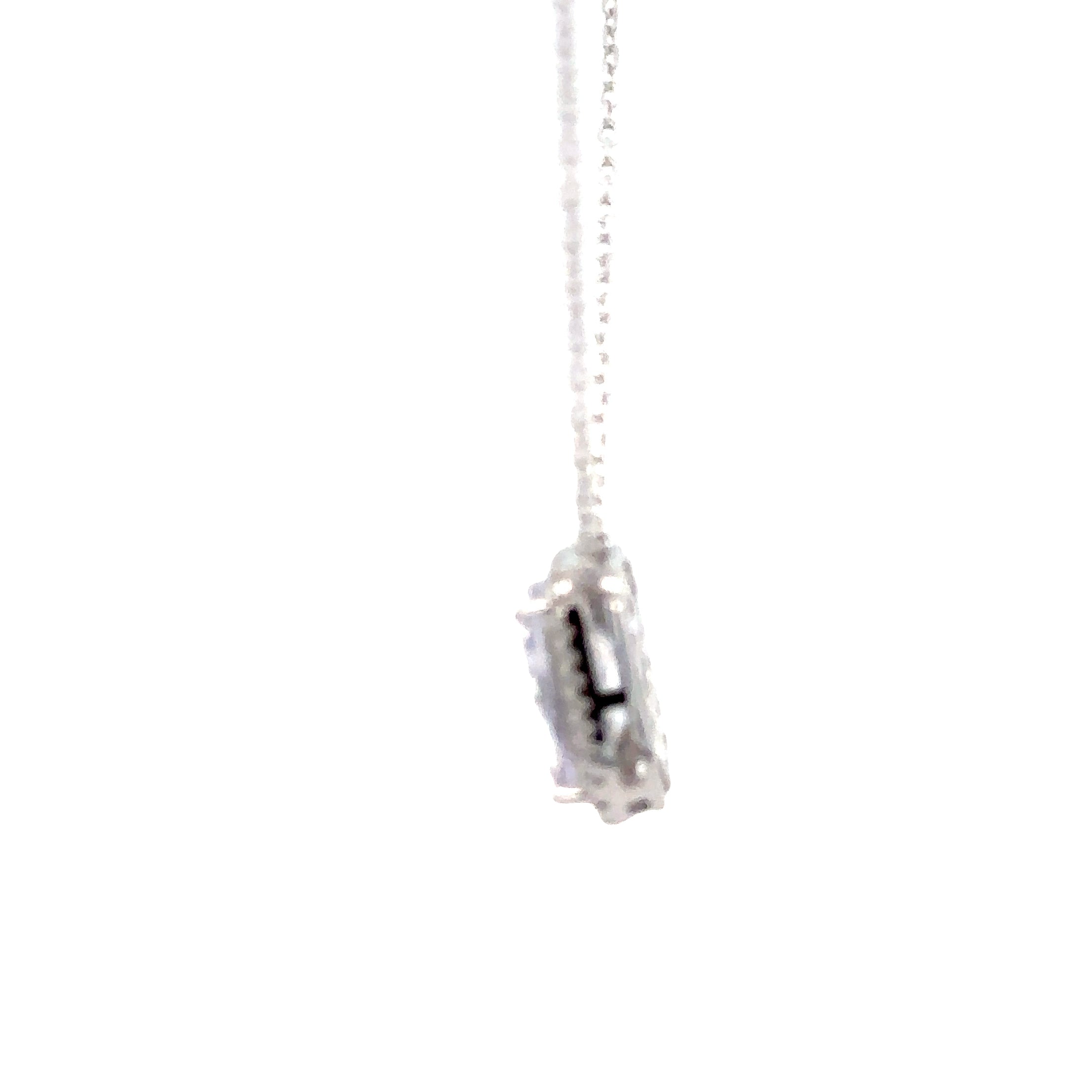 925 STERLING SILVER ZIRCONIA NECKLACE