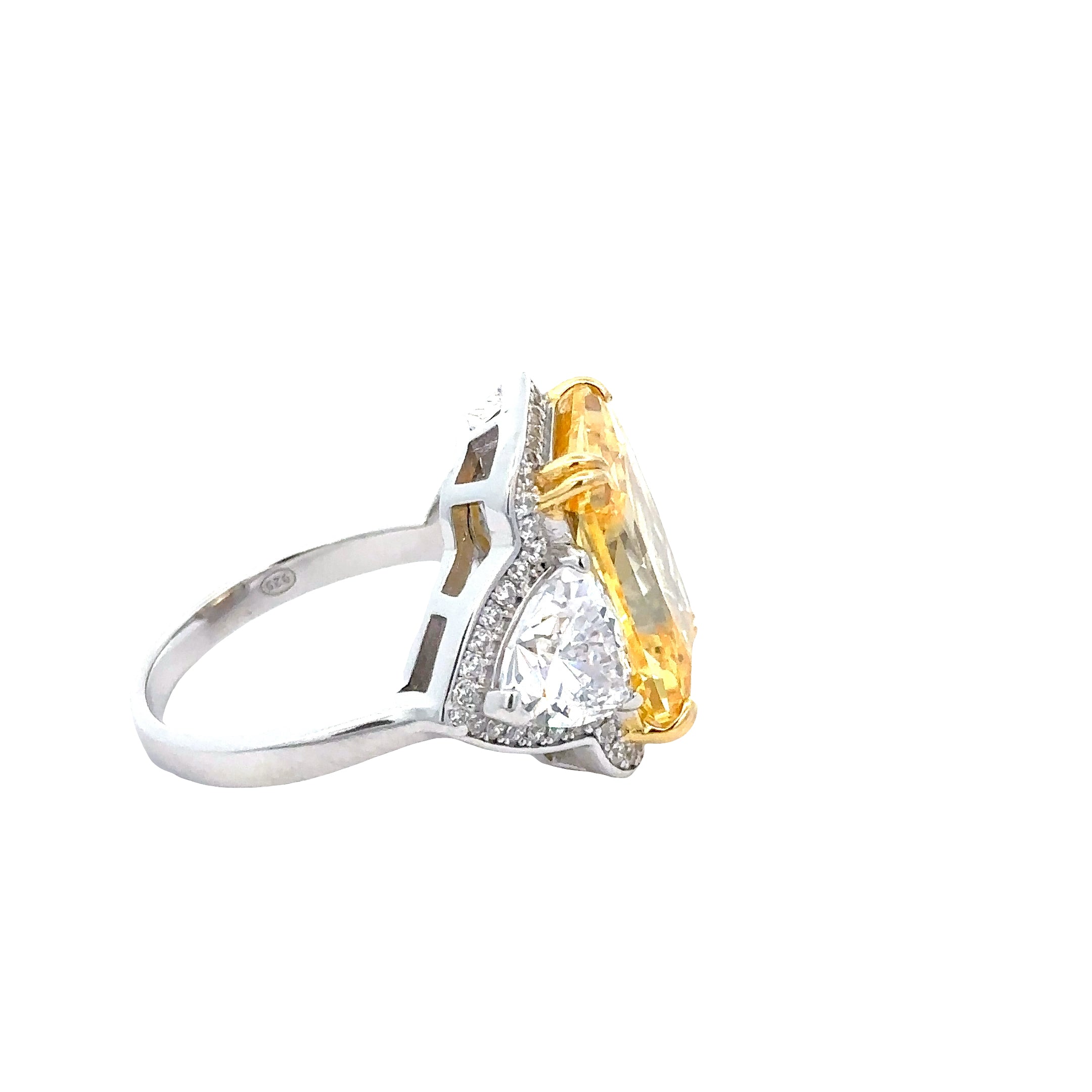 FANCY YELLOW RING 925
