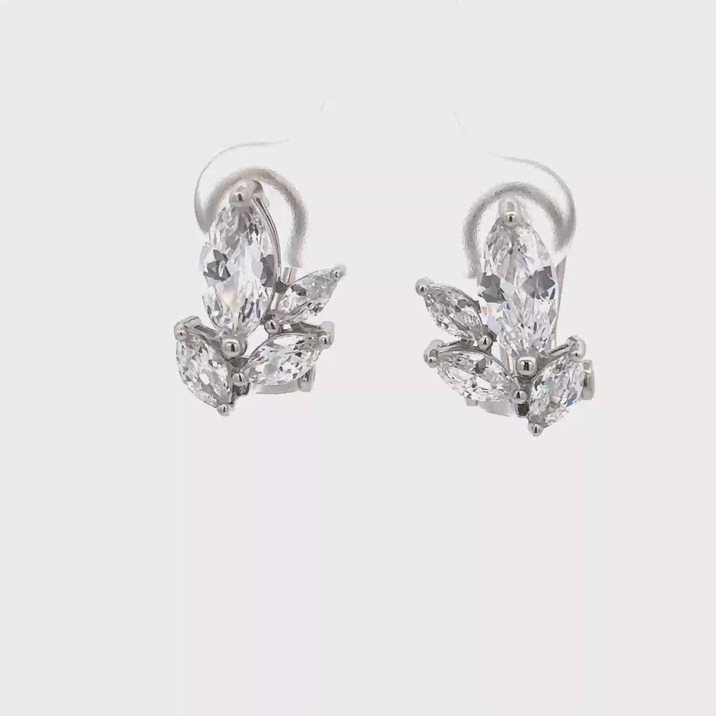 SILVER LEAF EARRINGS