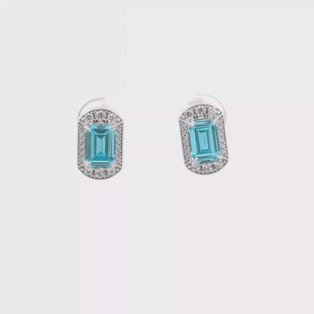 TURQUOISE 925 EARRINGS