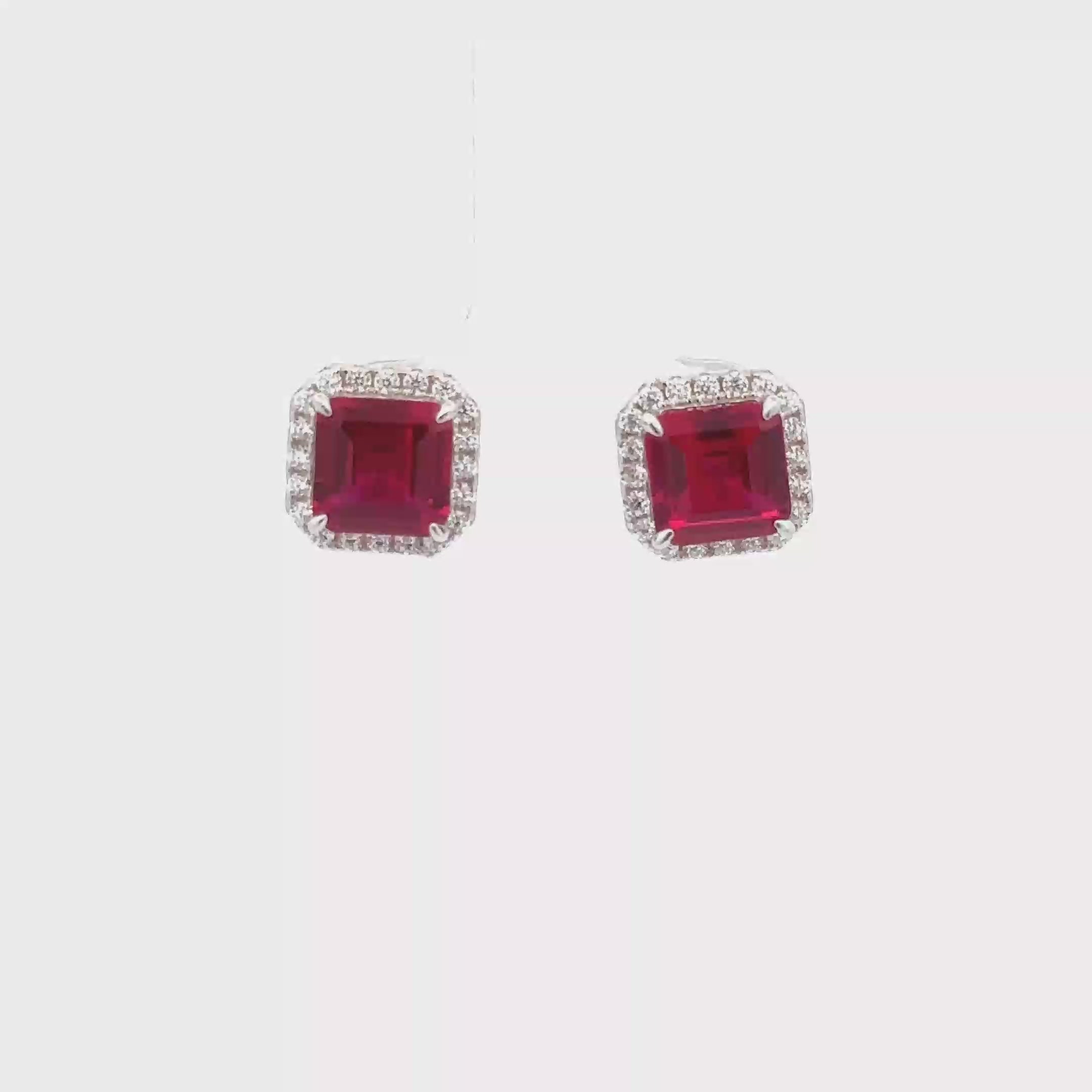 RUBY EARRINGS 925