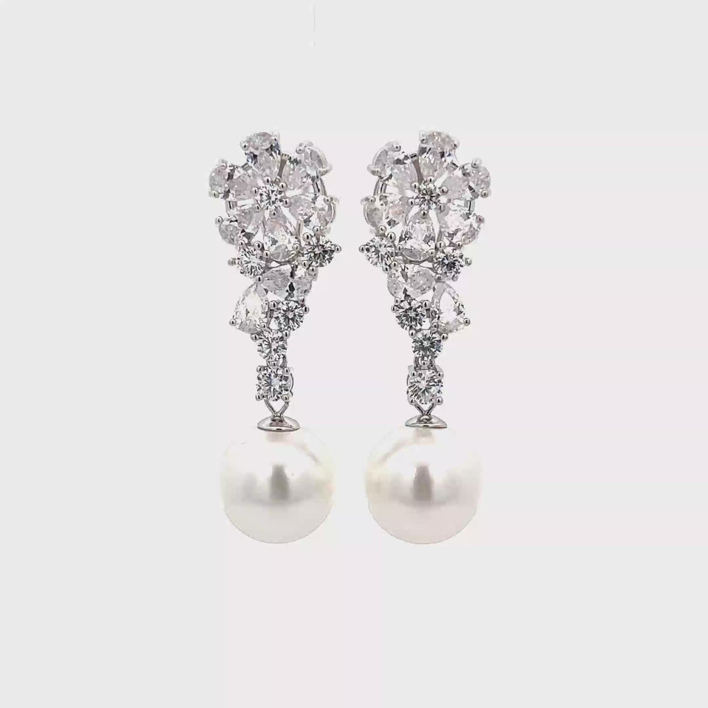 PEARL BLOSSOM DROP EARRINGS