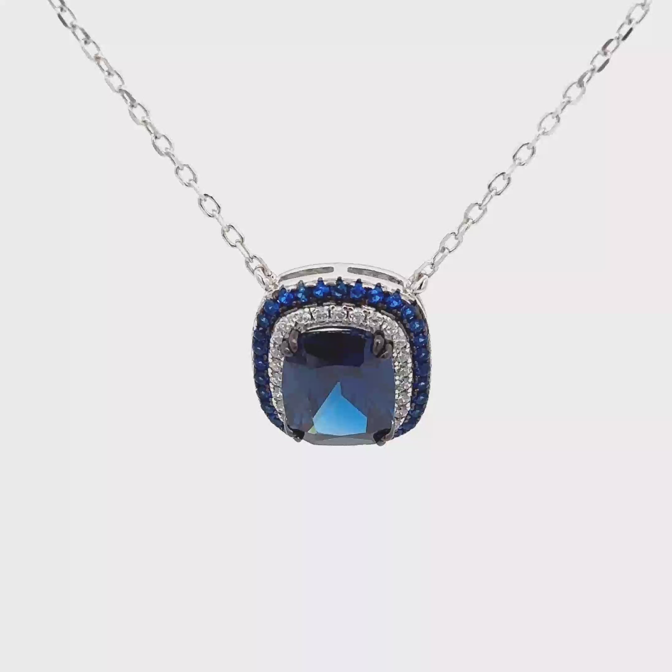 BLUE GEMSTONE PENDANT