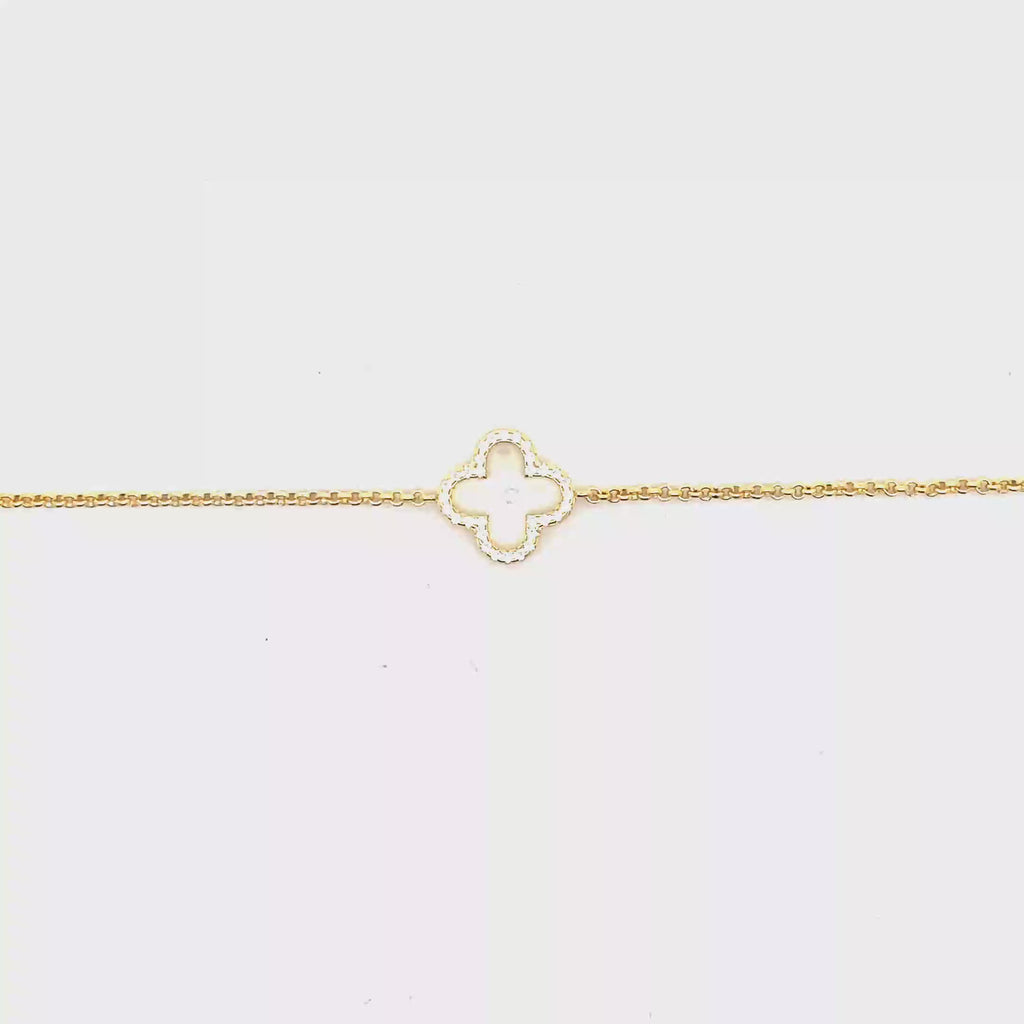 FOUR- LEAF CLOVER BRACELET