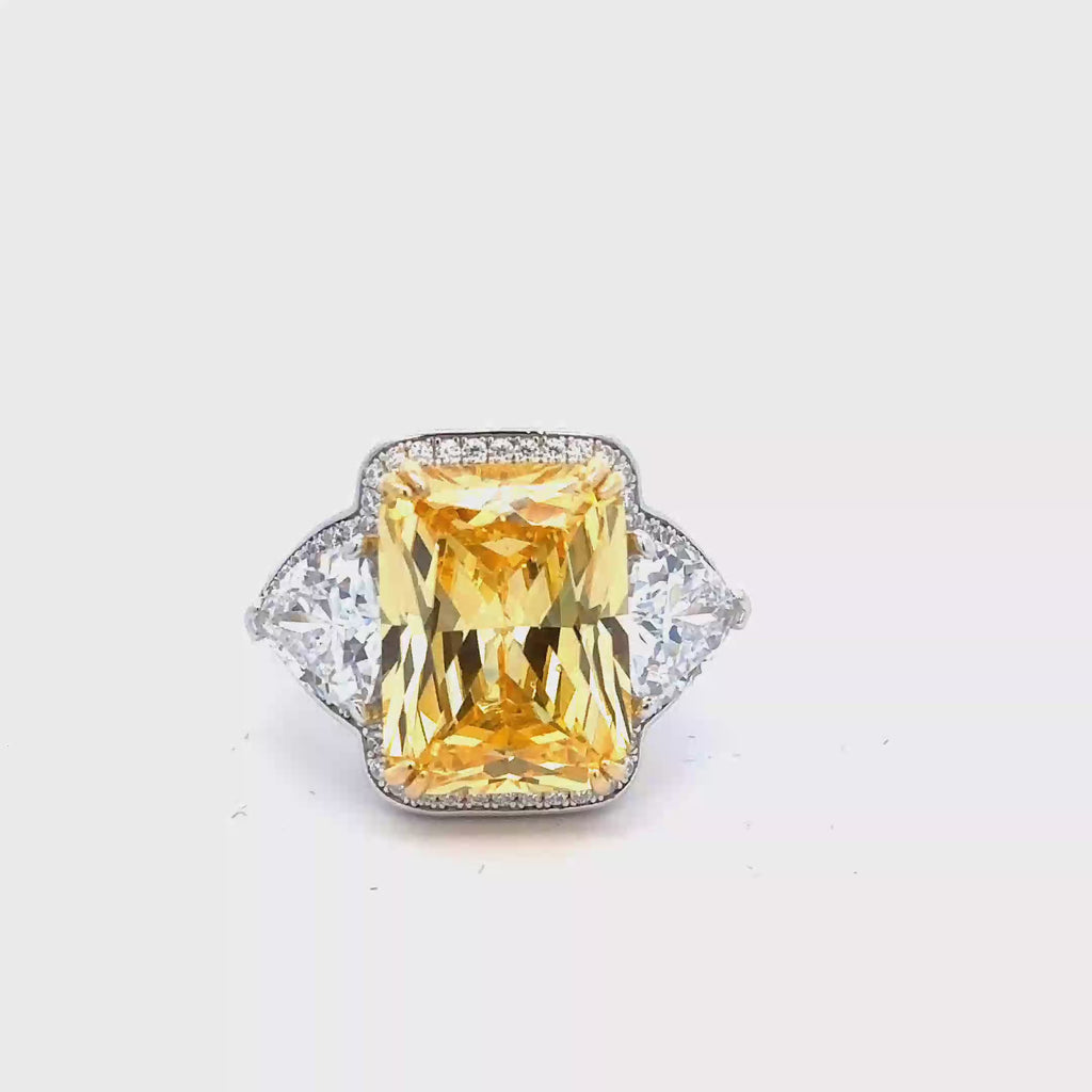 FANCY YELLOW RING 925
