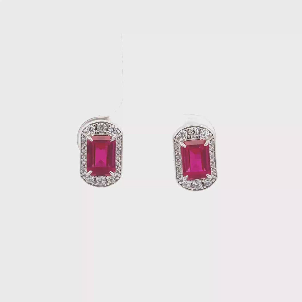 RED 925 EARRINGS